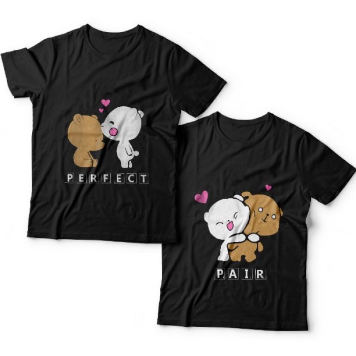 Парные футболки для влюбленных "Perfect pair"